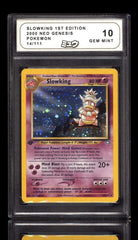💎 Slowking 1st Edition #14 Neo Genesis Pokemon MEW GRADE 10! SAME DAY SHIP!💨