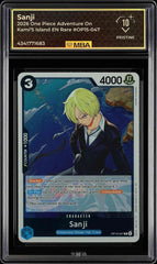 🚨 Sanji~One Piece~OP15-047 Adventure on Kami's Island~ MBA BLACK PRISTINE 10💨