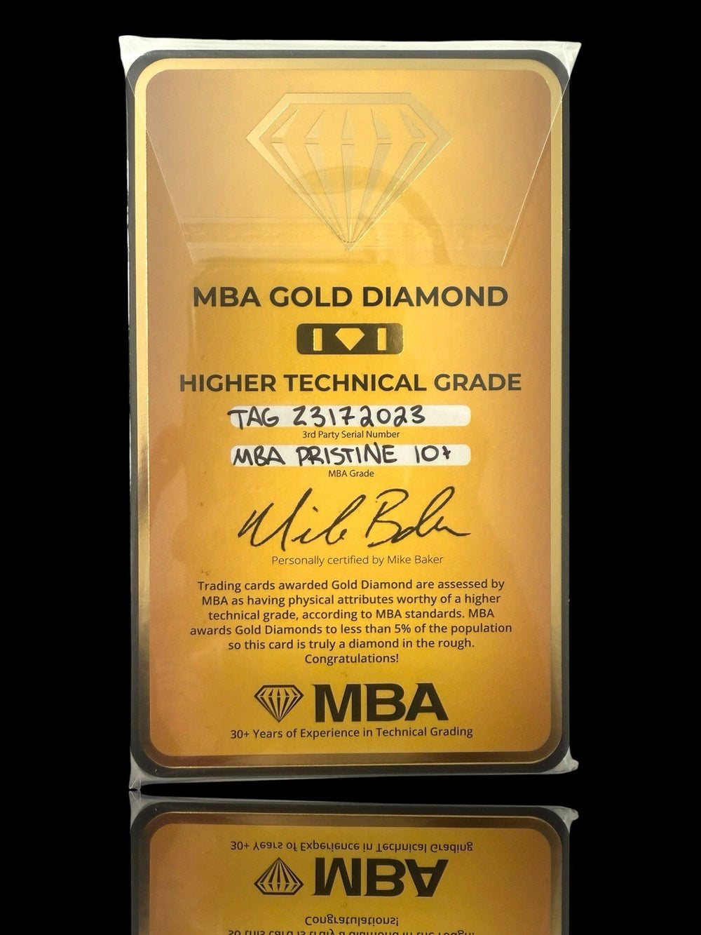 ‼️ Gogeta BR~FB09-007 Dual Evolution DBS Fusion~TAG 10~PRISTINE GOLD DIAMOND MBA