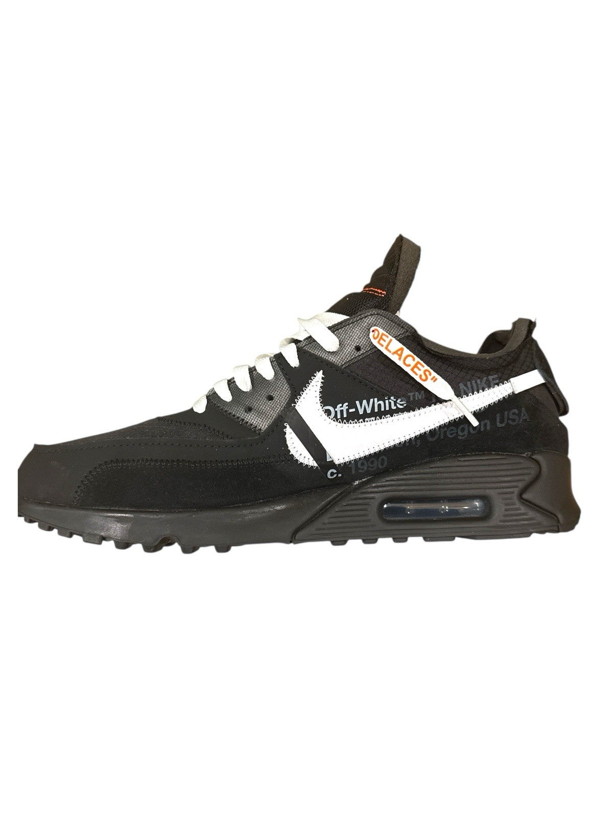 ‼️Size 13 - Nike Air Max 90 x OFF-WHITE Black 2019~NEW IN BOX! FAST SHIPPING!💨