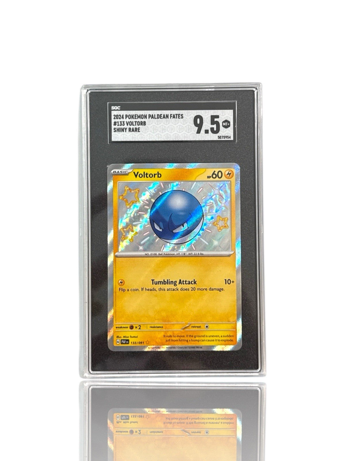 Voltorb 133/091 SV: Paldean Fates Holo
