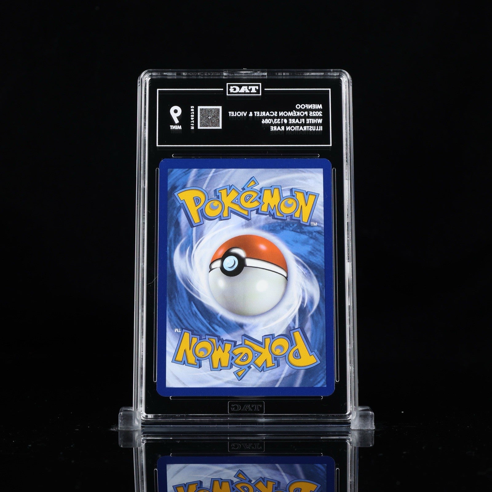 ‼️Pokemon Mienfoo 133/086 Sv: White Flare Holo GRADE 9! FAST SHIP~SHOOT OFFER💨