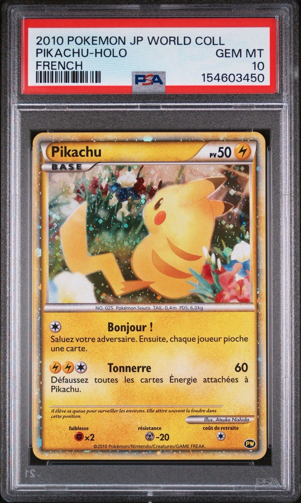 ⚡️Pikachu World Collection Holo SEQUENTIAL SET ALL PSA 10 ONE PSA 9~W/ INSERT💨