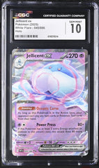 💎 Jellicent ex 045/086 White Flare Holo GRADE 10! SAME DAY SHIP! SHOOT OFFER💨