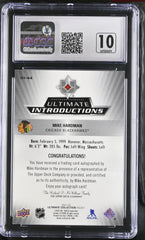 ‼️2021-22 UD Ultimate Collection Introductions Mike Hardman CGC 9~AUTO 10~POP 1