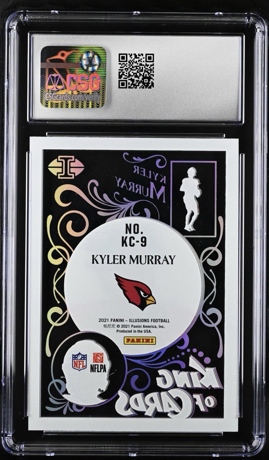 ‼️2021 Panini Illusions King of Cards Kyler Murray #KC-9 GRADE 9.5! SHOOT OFFER