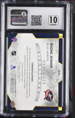 ‼️2021-22 UD Ultimate Collection Signatures Boone Jenner~GRADE 8.5~AUTO 10~POP 1