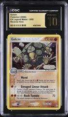 ⚠️Golem #6 Pokemon Legend Maker Reverse Holo~ PRISTINE 10 GOLD LABEL POP 9!💎