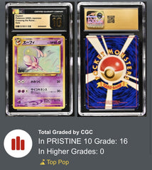💎 Espeon Crossing the Ruins Holo PRISTINE 10 GOLD LABEL TOP POP 16!!💨