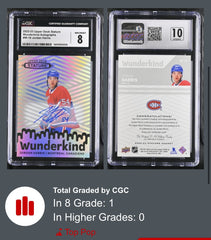‼️2022-23 Upper Deck Stature - Wunderkind Jordan Harris #W-18 AUTO 10~POP 1💨