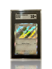‼️Doduo 199/091: Paldean Fates BABY SHINY HOLO GRADE 10! FAST SHIP~SHOOT OFFER💨