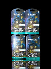 💎SET OF 4~Magic The Gathering LORWYN ECLIPSED Sleeved Booster Guaranteed Foil💨