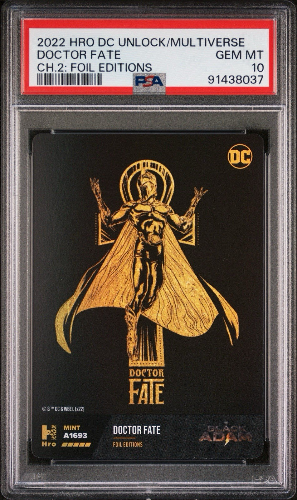 ‼️2022 DC DOCTOR FATE CH.2: FOIL EDITIONS PSA GRADE 10! SHIOS FAST💨