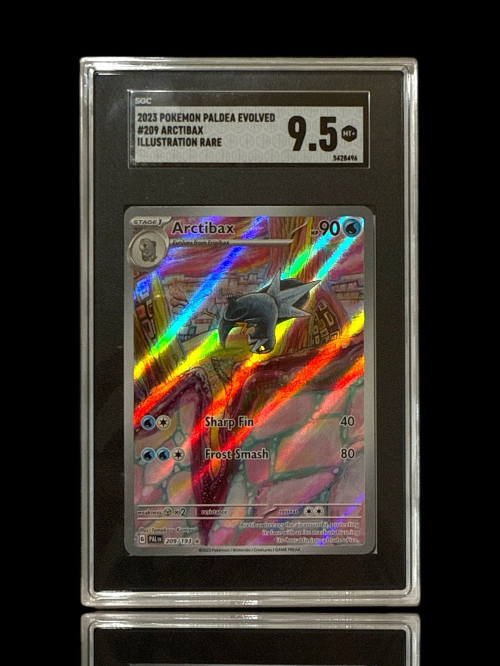 ❄️Arctibax 209/193: Paldea Evolved Holo~GRADE 9.5! SHIPS FAST~SHOOT OFFER💨