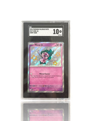 ‼️Pokemon Mime Jr. 157/091: Paldean Fates Holo GRADE 10! FAST SHIP~SHOOT OFFER💨