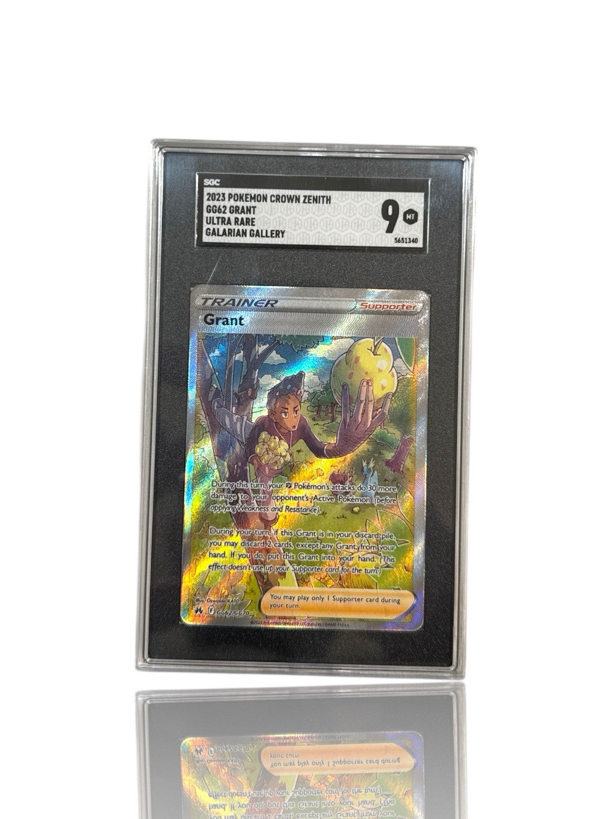 ‼️Grant GG62/GG70 Crown Zenith: Galarian Gallery Holo GRADE 9.5! SHOOT OFFER!💨
