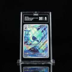 🐢 TIRTOUGA 2025 POKÉMON BLACK BOLT #106 TAG GRADE 8! FAST SHIP~SHOOT OFFER!💨