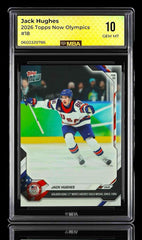 💎 2026 Topps Now Olympic Games - Jack Hughes #18 MBA GRADE 10! SHOOT OFFER💨