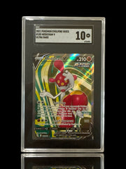 ‼️Medicham V (Full Art) 185/203: Evolving Skies Holo GRADE 10~FAST SHIP~OFFER💨