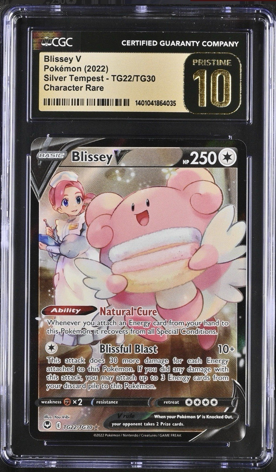 🚨 Blissey V TG22 Silver Tempest Trainer Gallery GRADE 10 PRISTINE GOLD LABEL💨