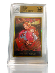 ⚠️DON!! Card Nami Gold~One Piece Heroines Edition~ BGS 9.5~FAST SHIP SHOOT OFFER