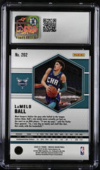 ‼️2020-21 Panini Mosaic - Rookie Variation LaMelo Ball #202 (RC) Grade 9!💨