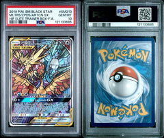 ‼️ 2019 POKEMON BLACK STAR PROMO FULL ART/MOLTRES & ZAPDOS & ARTICUNO GX PSA 10