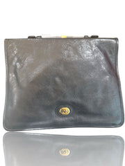 ‼️GUCCI NEW W/ TAGS DOCUMENT& HOLDER FLUFFY CALF BLACK~FAST SHIP~SHOOT OFFER!💨