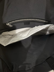 🌟NEW Gucci Leather and Black Canvas Drawstring Backpack Gucci Web~SHOOT OFFER💨
