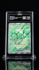 ‼️SERPERIOR EX 2025 POKÉMON SCARLET & VIOLET BLACK BOLT #156/086 TAG GRADE 10!💨