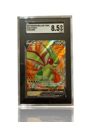 ‼️Pokemon Flygon V (Full Art) 164/172: Brilliant Stars Holo GRADE 8.5!💨