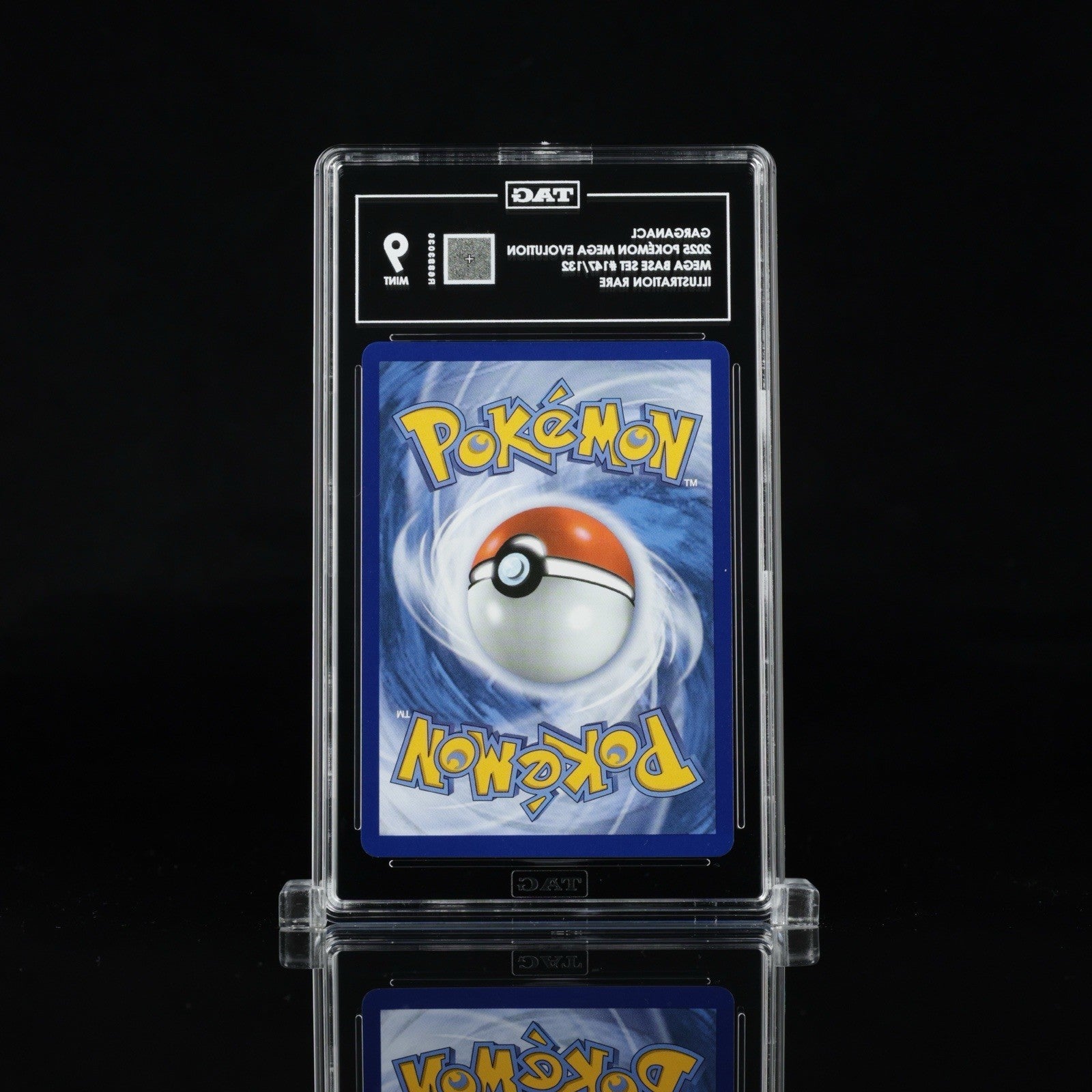 ‼️Pokemon Garganacl 147/132: Mega Evolution GRADE 9! FAST SHIPPING~SHOOT OFFER💨