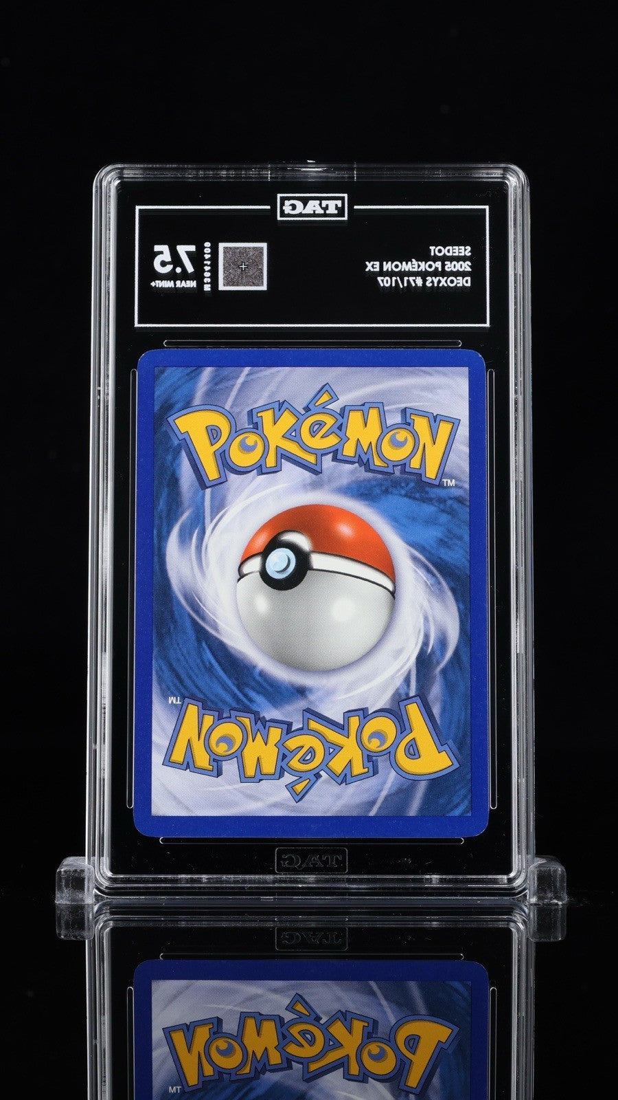 ⚠️ Seedot EX Deoxys 71/107 Pokemon~TAG GRADE 7.5~FAST SHIP SHOOT OFFER!💨