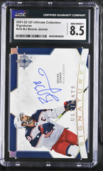 ‼️2021-22 UD Ultimate Collection Signatures Boone Jenner~GRADE 8.5~AUTO 10~POP 1