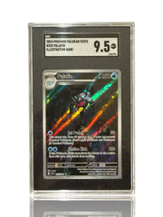 ‼️Pokemon Palafin 225/091: Paldean Fates Holo GRADE 9.5! FAST SHIP~SHOOT OFFER💨