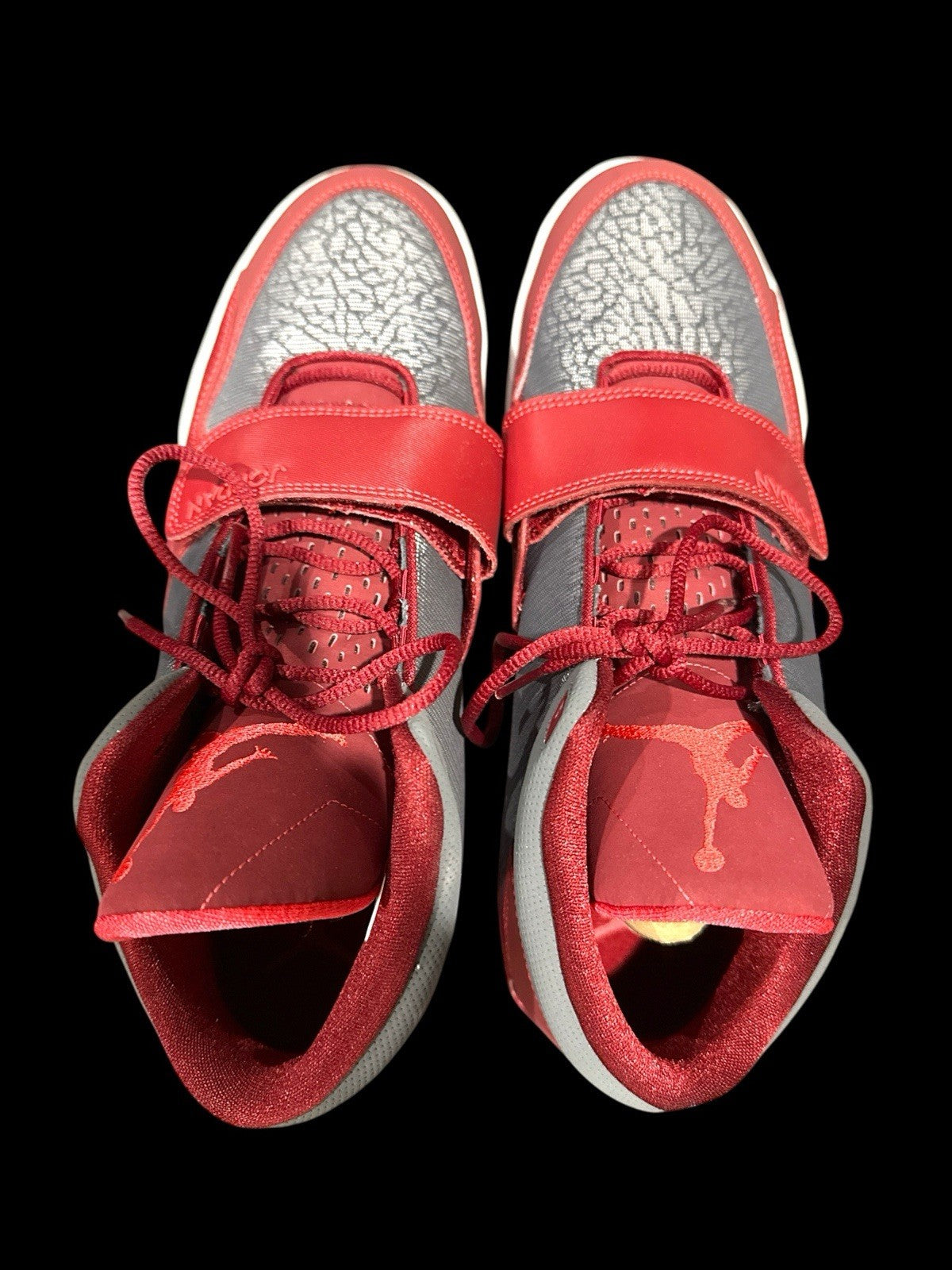 ‼️JORDAN FLIGHT CLUB 90'S DARK GREY/TEAM RED FUSION NEW IN BOX (2013)~SIZE 13!