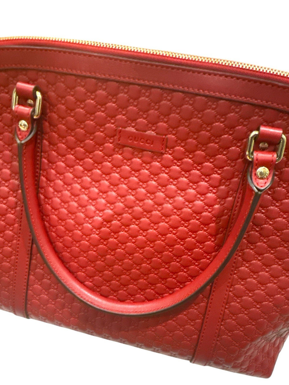 ‼️NEW Gucci Guccissima Margaux Satchel/Shoulder Tote In Red: RETAIL IS $2400💨