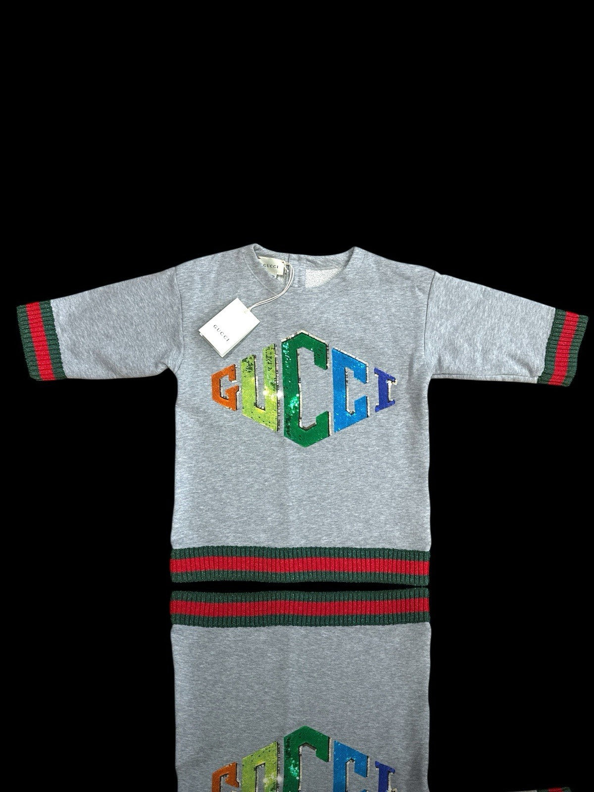🚨NEW RARE GUCCI UNISEX SWEATSHIRT SIZE 8 MULTICOLOR~SAME DAY SHIP~SHOOT OFFER💨