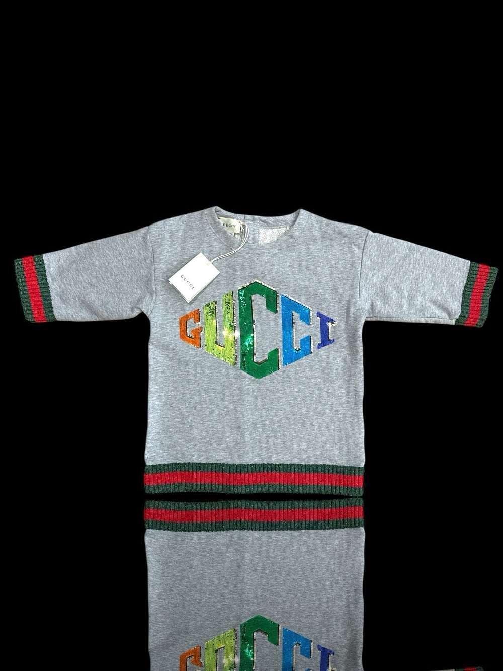 🚨NEW RARE GUCCI UNISEX SWEATSHIRT SIZE 8 MULTICOLOR~SAME DAY SHIP~SHOOT OFFER💨
