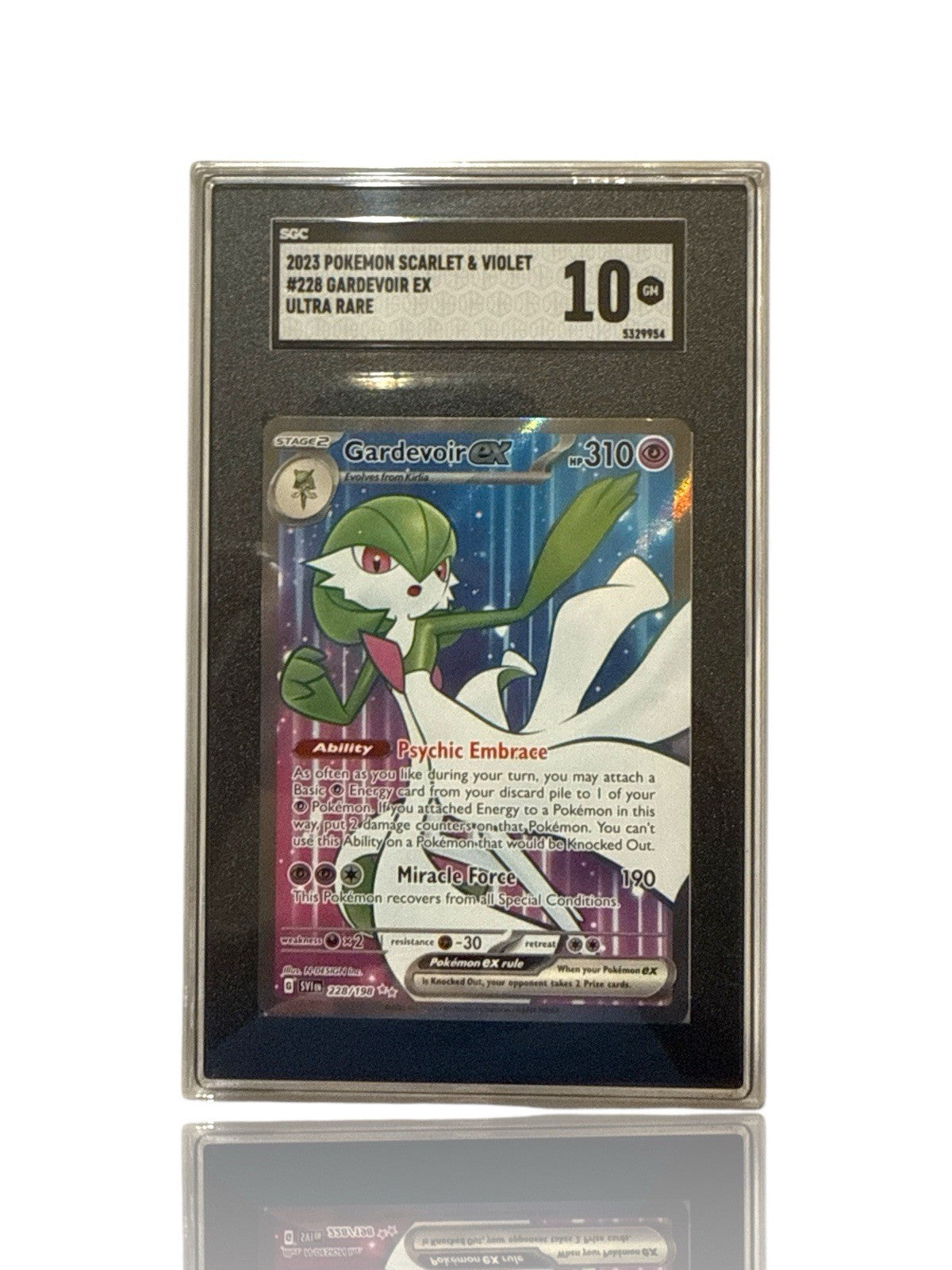 ‼️Pokemon Gardevoir ex 228/198: Scarlet & Violet Base Set Holo GRADE 10!💨