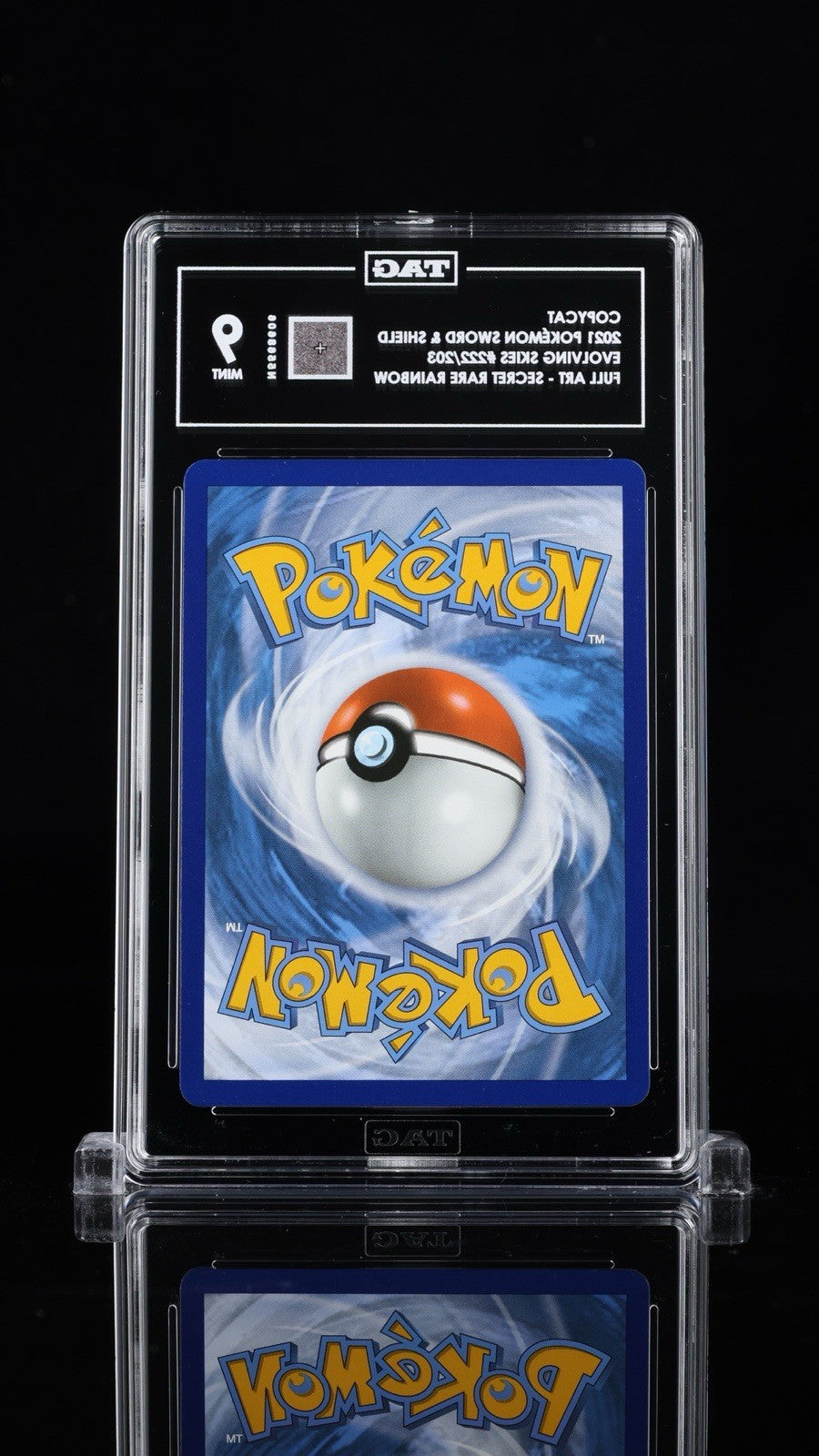 ‼️COPYCAT #222~ 2021 POKEMON EVOLVING SKIES~ TAG GRADE 9~ SHOOT OFFER💨
