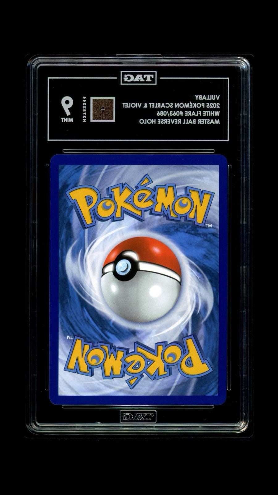 💎 Vullaby #063 White Flare MASTERBALL TAG GRADE 9~SAME DAY SHIP SHOOT OFFER💨