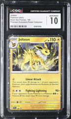 💎Pokemon Jolteon #169 Cosmos Holo Promo GRADE 10! SAME DAY SHIP~SHOOT OFFER💨