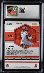 ‼️2021 Panini Mosaic - NFL Debut Ja'Marr Chase #247 Reactive Blue Mosaic Prizm💨