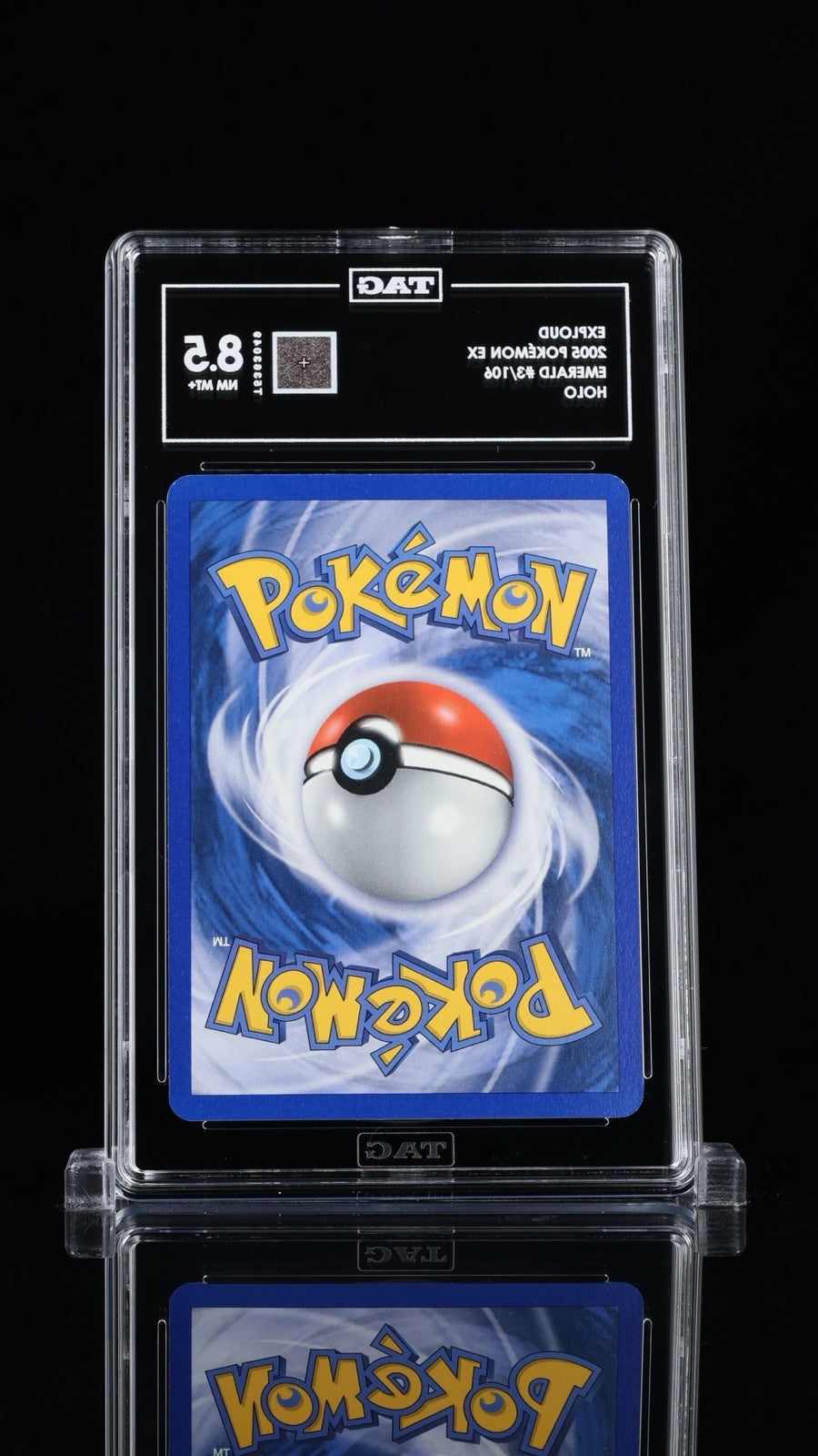 ‼️Pokemon Exploud 3/106 Emerald Holo~ TAG GRADE 8.5! SAME DAY SHIP~SHOOT OFFER💨