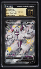 ⚠️ Grimmsnarl V SV116 Shining Fates Shiny Vault~PRISTINE 10 GOLD LABEL TOP POP💨