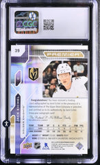 ‼️Jack Eichel 2021-22 Upper Deck Premier #39 Base Gold Auto /25 GRADE 9~POP 1💨