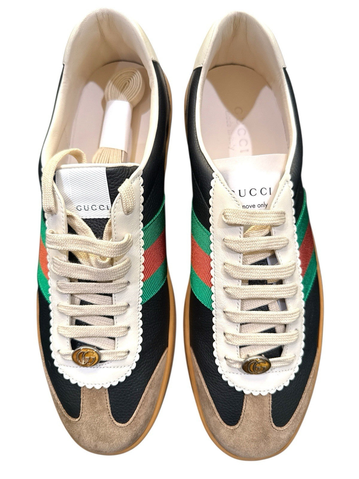 ‼️Gucci G74 Web Low Black Sneakers GUCCI SIZE 12! RETAIL~$890! SHOOT OFFER!💨