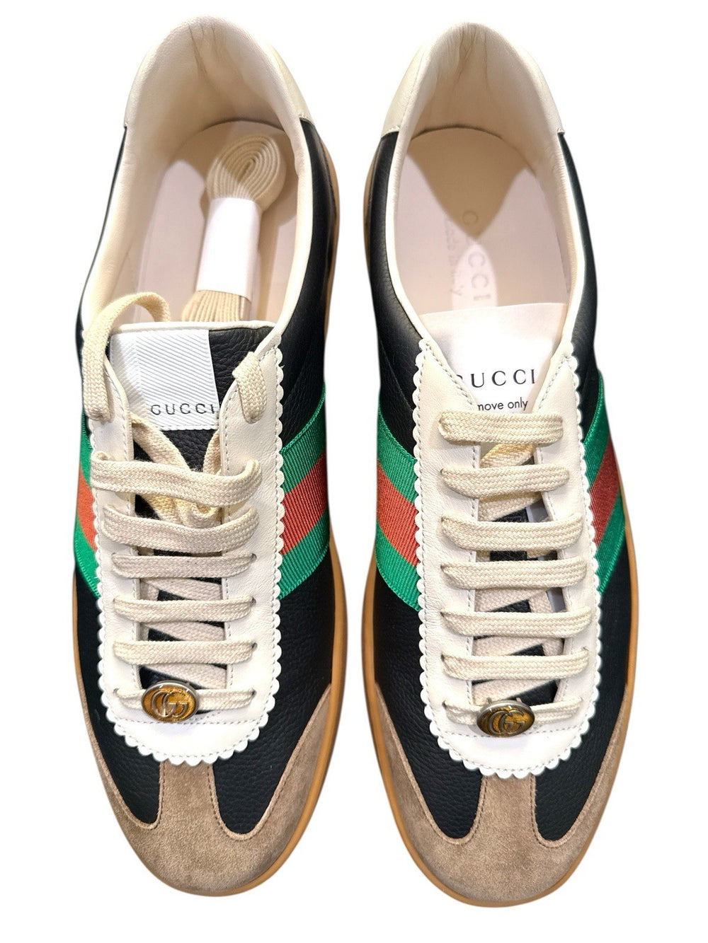 ‼️Gucci G74 Web Low Black Sneakers GUCCI SIZE 12! RETAIL~$890! SHOOT OFFER!💨