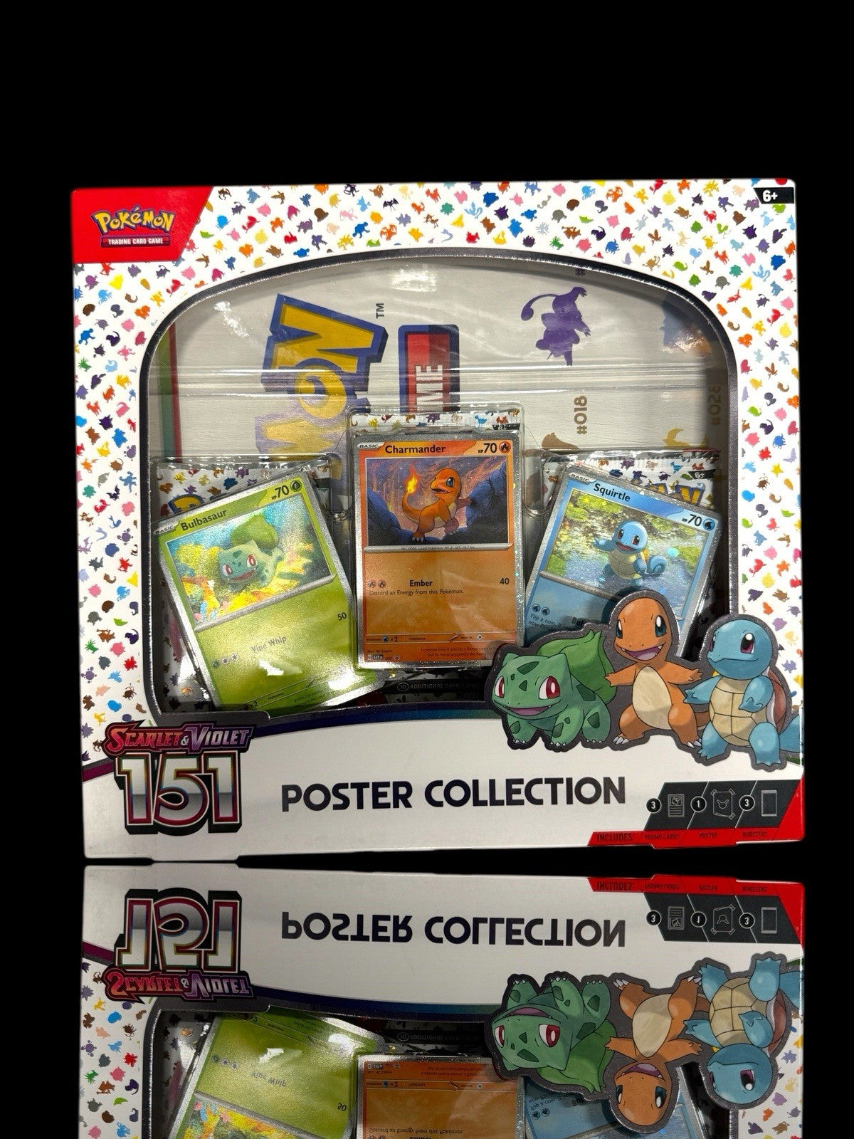 💎 Nintendo Pokémon TCG Scarlet & Violet 151 Poster Collection Box 3 Packs💨